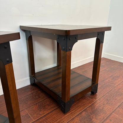 Wellington Side Table - Dark Walnut (set of 2)