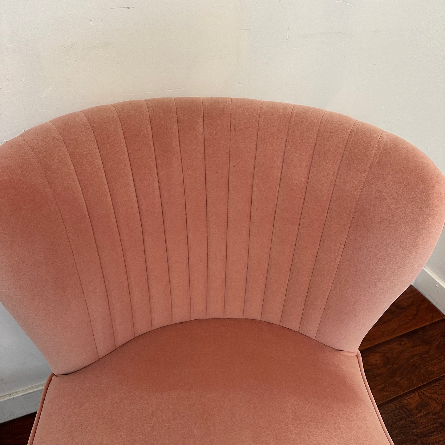 Quentin Velvet Salmon Accent Chairs (set of 2)