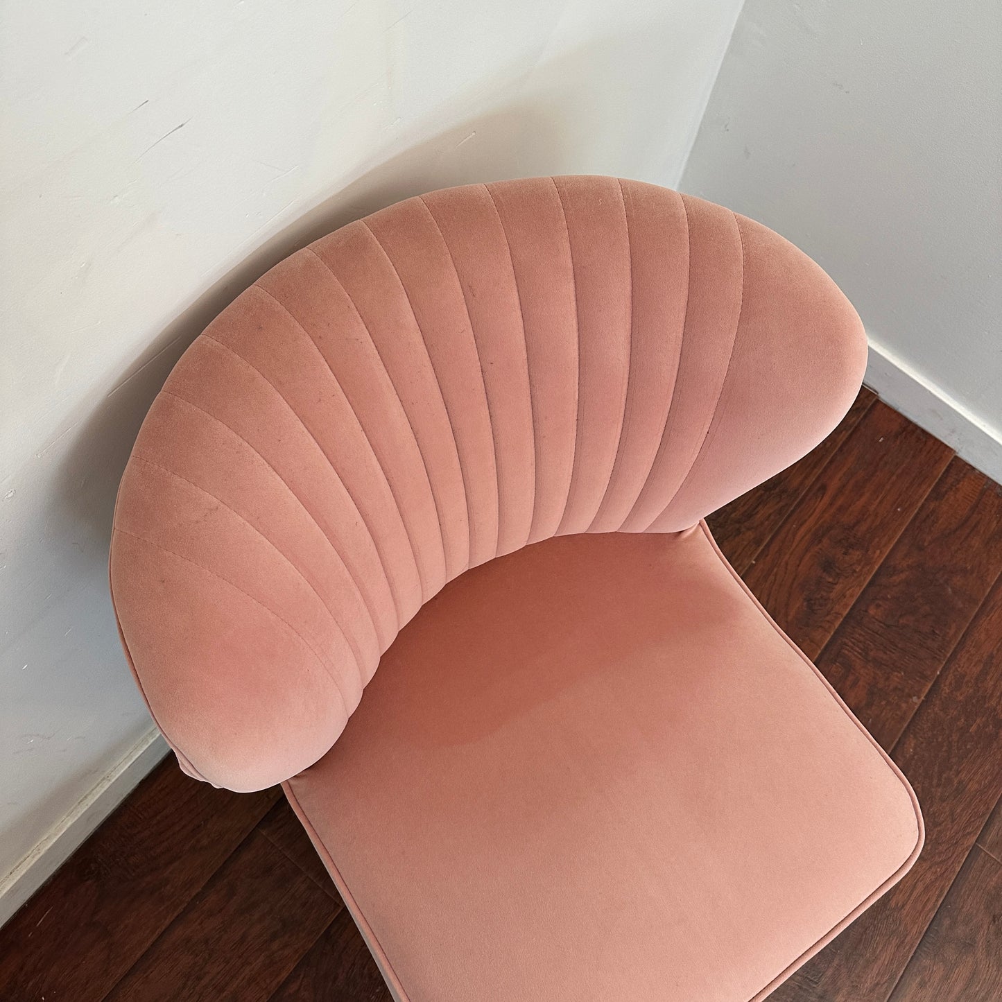 Quentin Velvet Salmon Accent Chairs (set of 2)