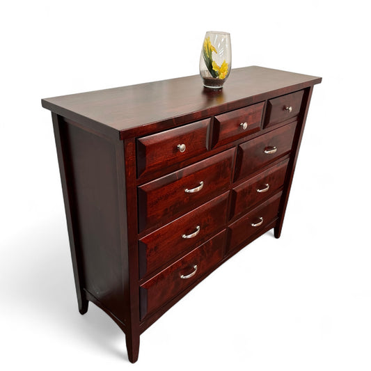 Sahara 9 Drawers Solid Wood Dresser