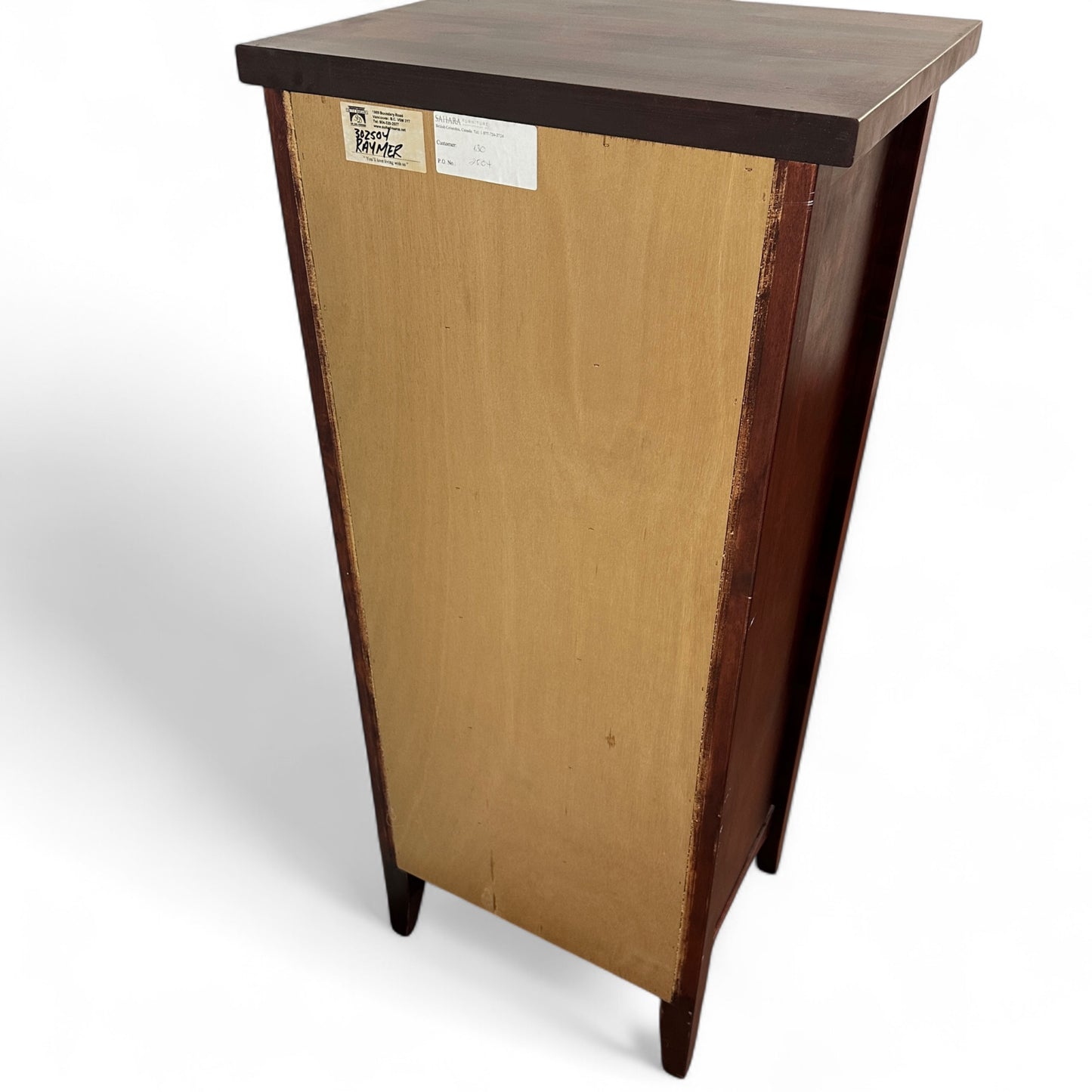 Sahara 6 Drawers Solid Wood Highboy Dresser