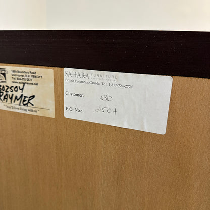 Sahara 6 Drawers Solid Wood Highboy Dresser