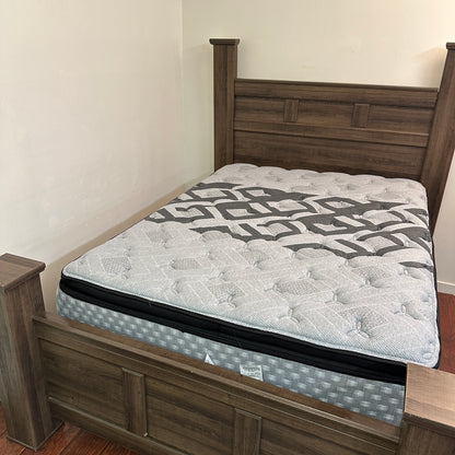 Juararo Queen Bed with Beautyrest Mattress