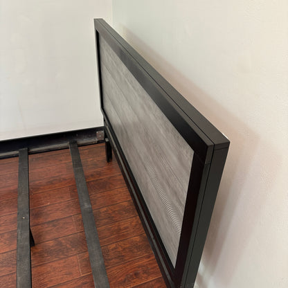 Black Panel Bed - Queen