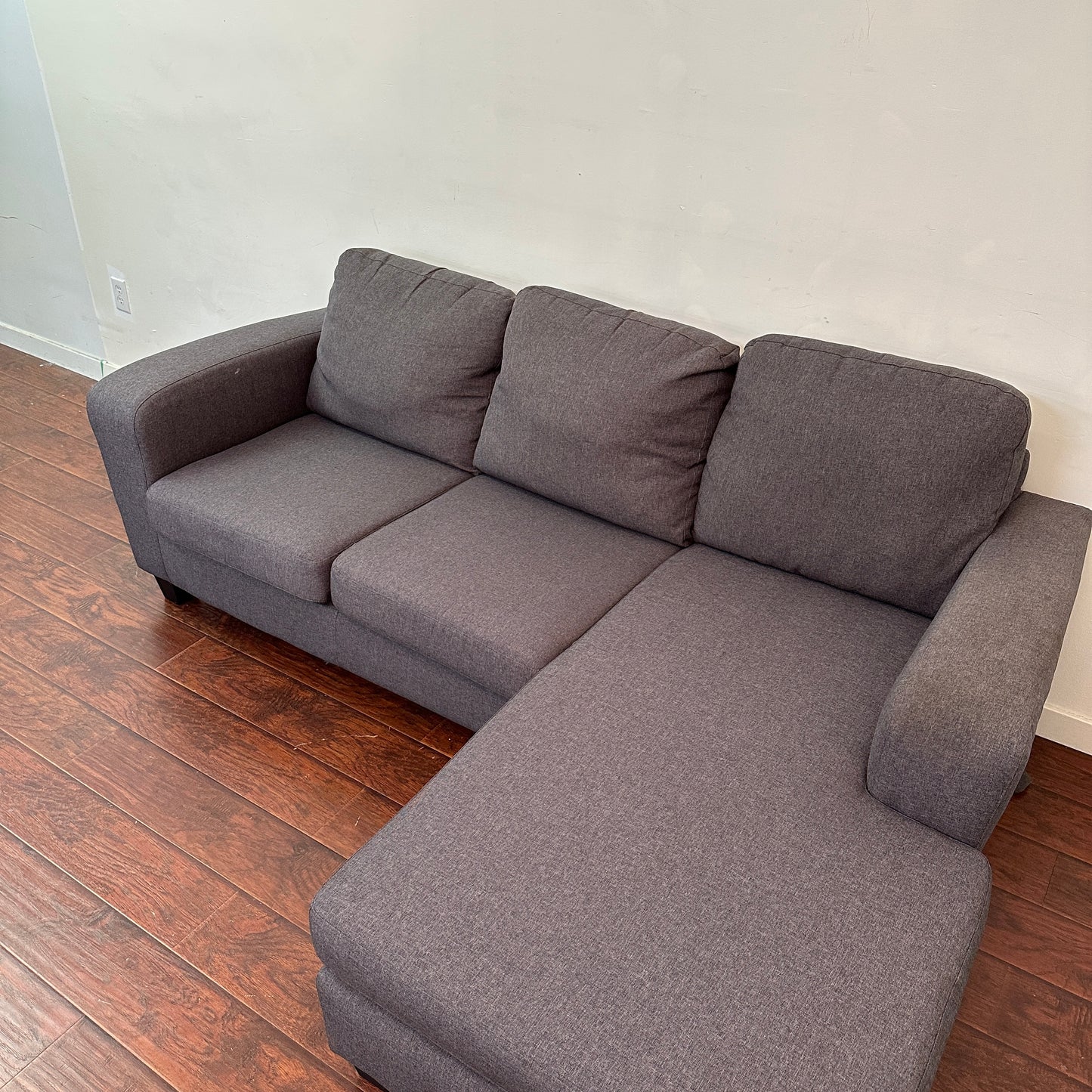 Reversible Grey Sectional
