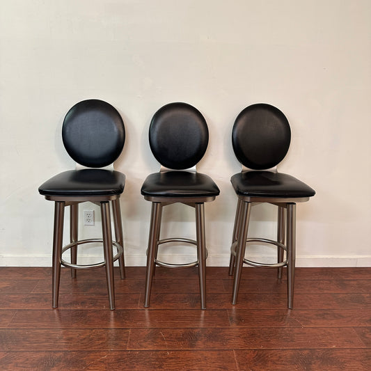 Bar-Height Swivel Dining Chairs (set of 3)