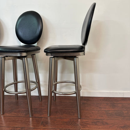 Bar-Height Swivel Dining Chairs (set of 3)