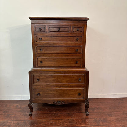 Antique Mahogany 8 Drawers Dresser