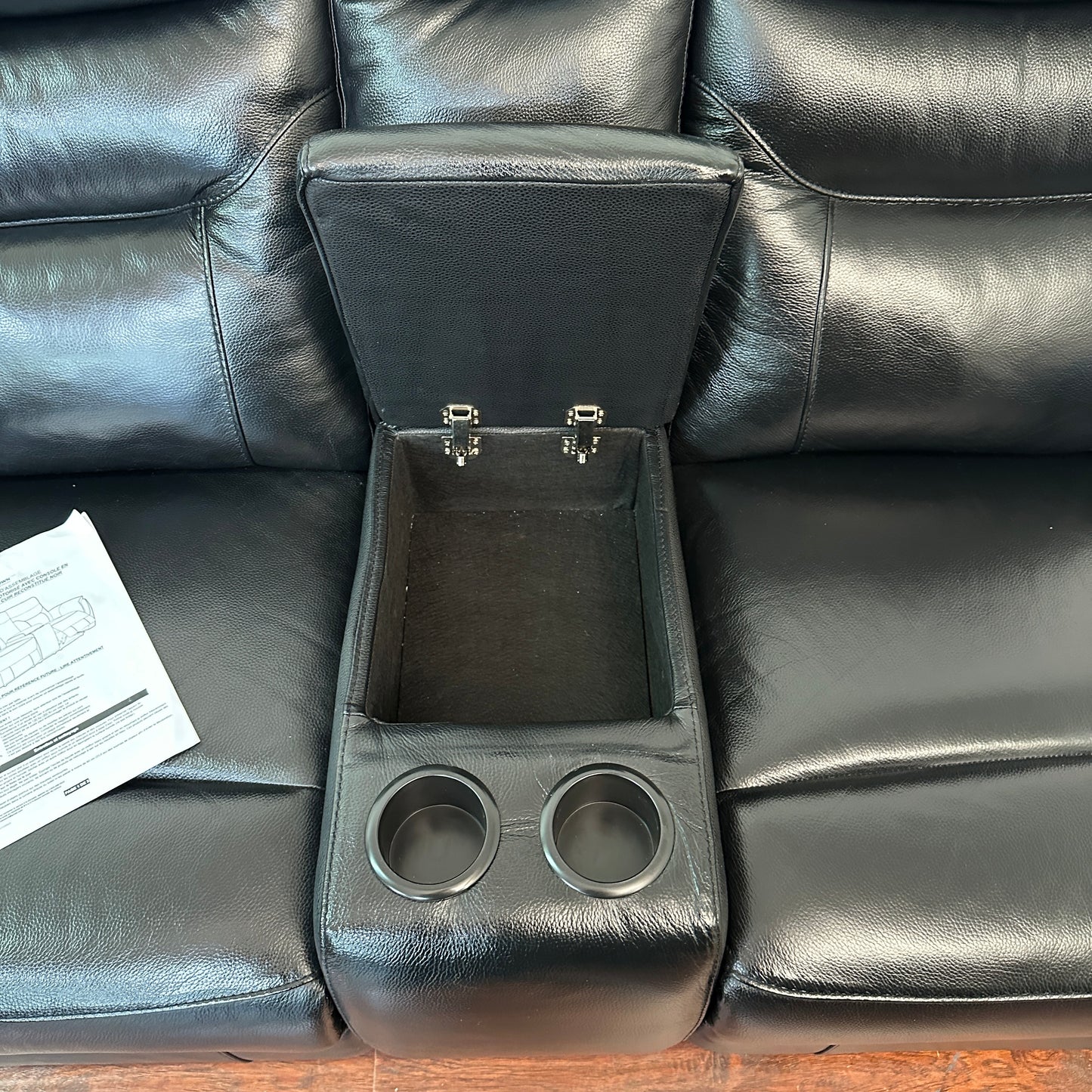Kingsdown Leather Reclining Loveseat
