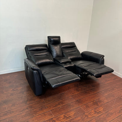 Kingsdown Leather Reclining Loveseat
