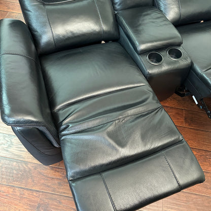 Kingsdown Leather Reclining Loveseat