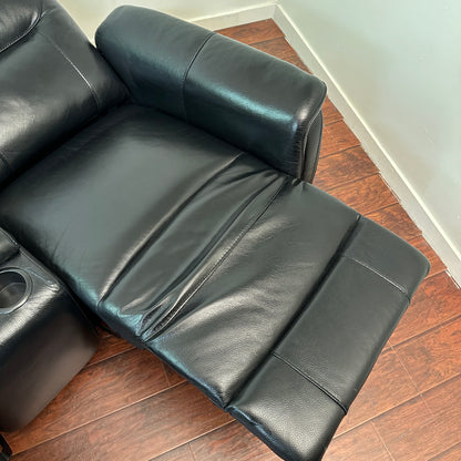Kingsdown Leather Reclining Loveseat