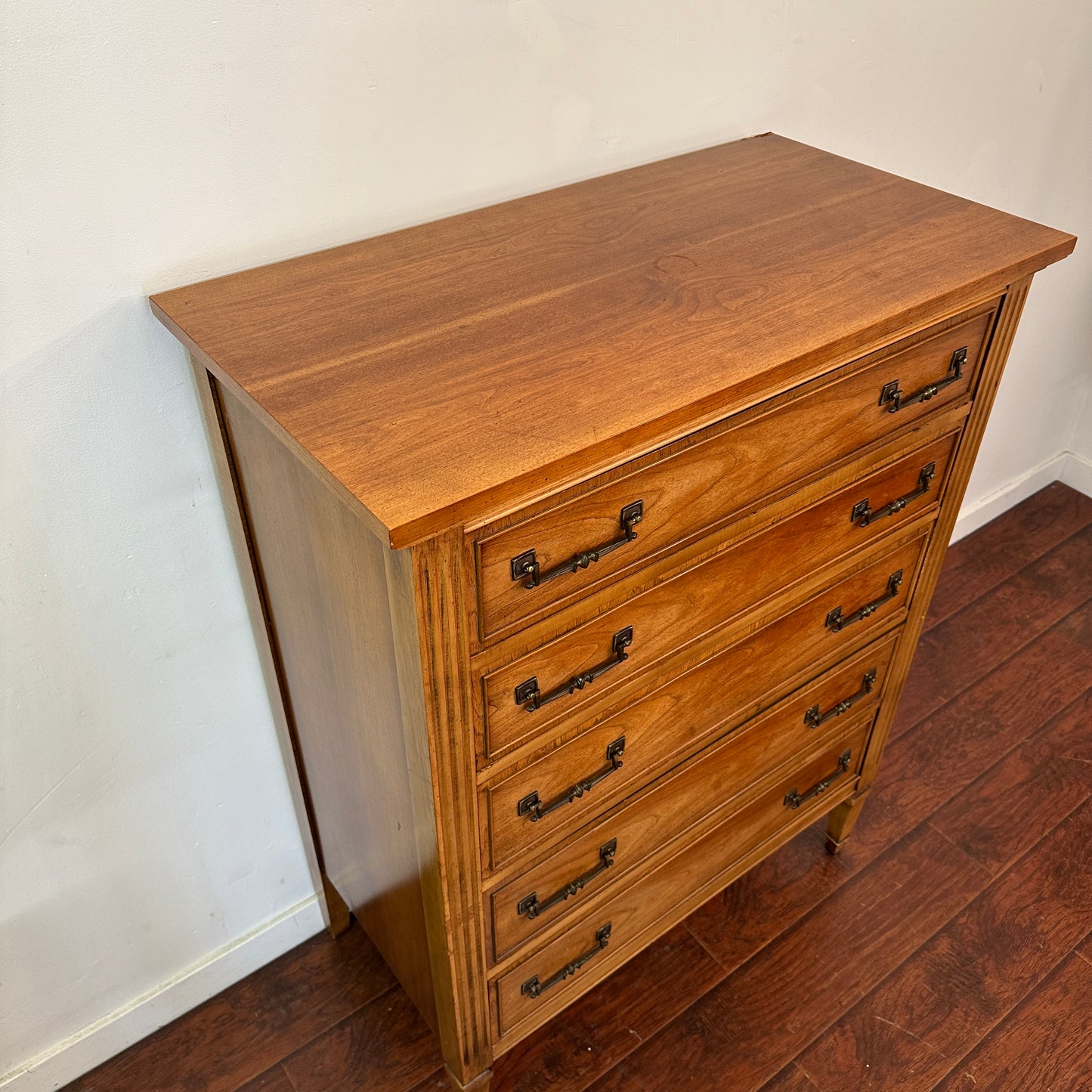 Dixie Mid-Century Modern Cherry Dresser (1960s)