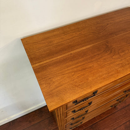Dixie Mid-Century Modern Cherry Dresser (1960s)