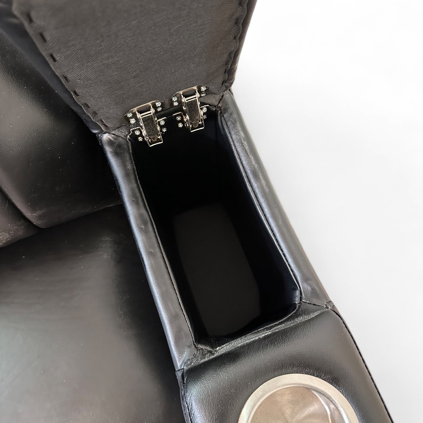 Black Leather Party Time Recliner Chair