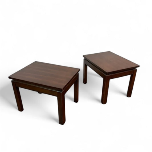 Kroehler Maple Side Tables (set of 2)