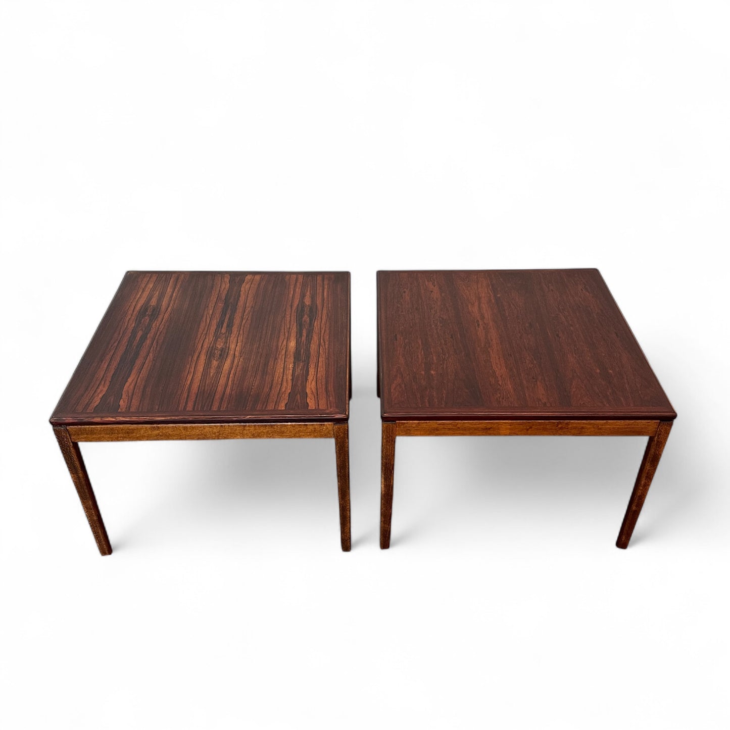 1960s Norwegian Möbelfakta Rosewood Side Tables (set of 2)
