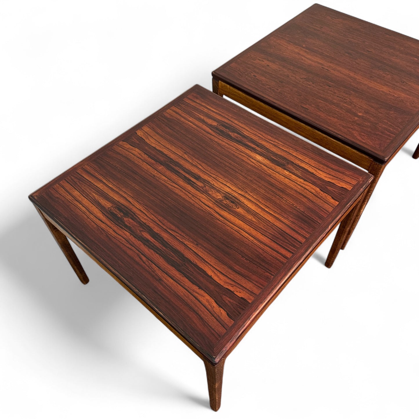 1960s Norwegian Möbelfakta Rosewood Side Tables (set of 2)