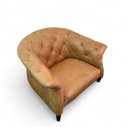 Regal Leather Single Seat Sofa
