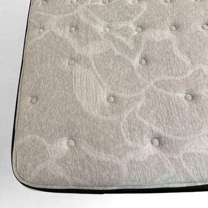 Fusion King White & Brown Bed with Mattress