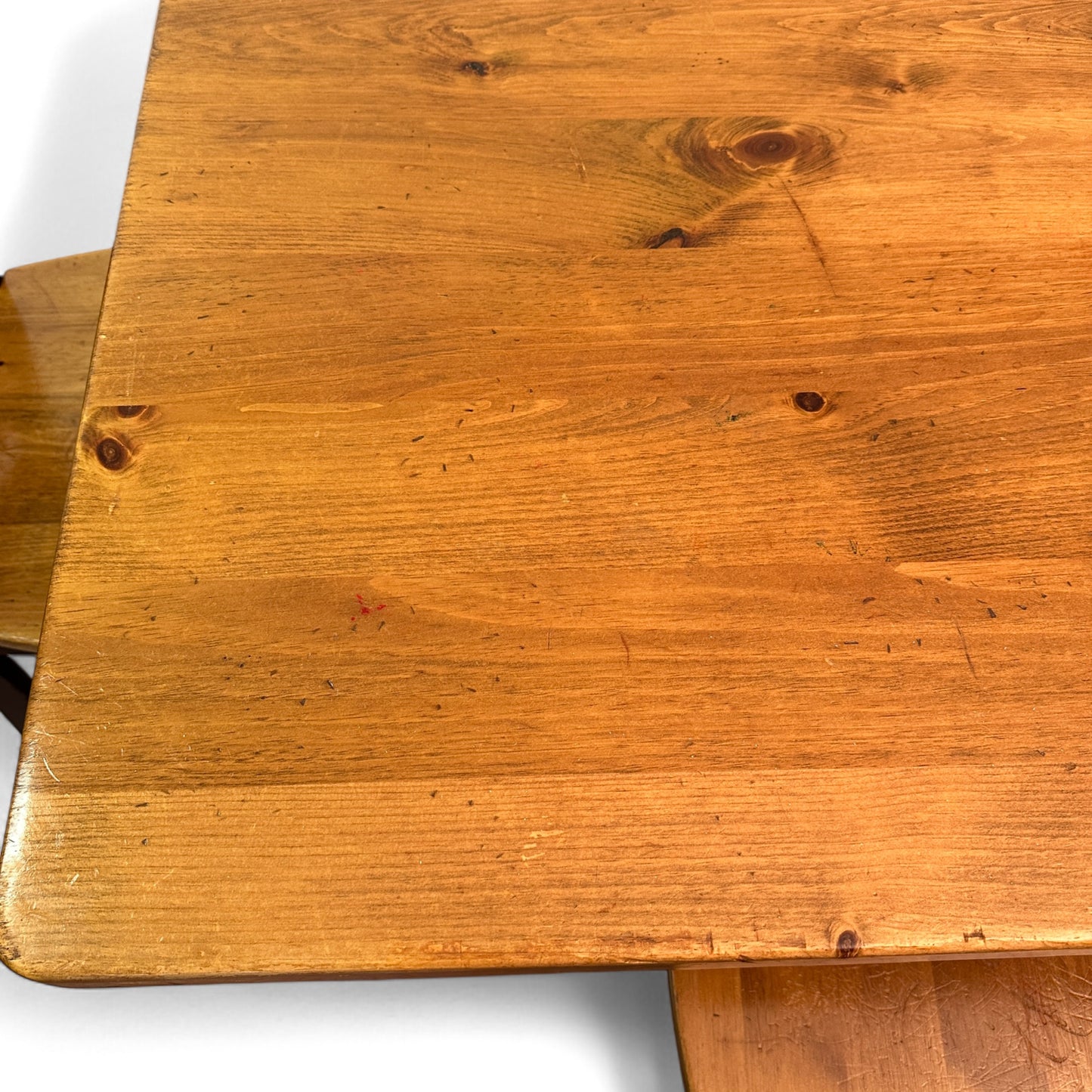 Farmhouse Pine Wood Dining Set