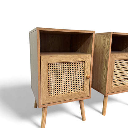 Rattan Nightstands (set of 2)