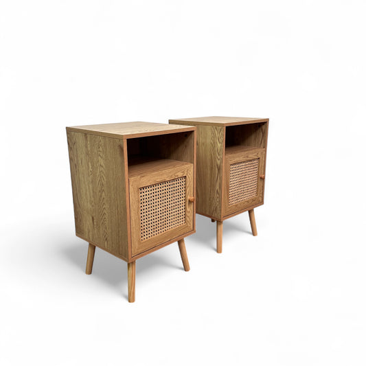 Rattan Nightstands (set of 2)
