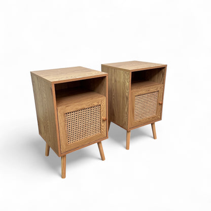 Rattan Nightstands (set of 2)