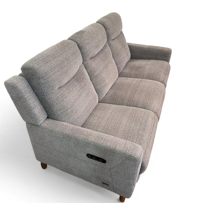 Grey Fabric Reclining Sofa by Violino