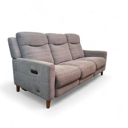 Grey Fabric Reclining Sofa by Violino
