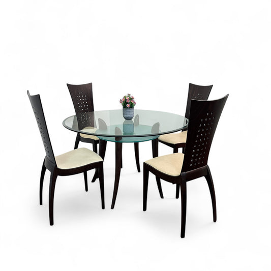 Contemporary Dining Table and 6 Dining Chairs
