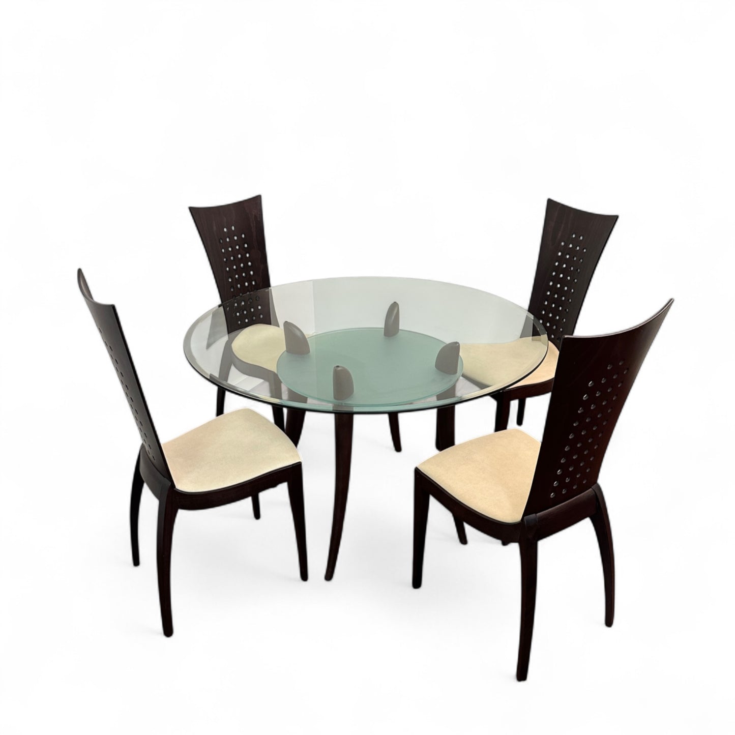 Contemporary Dining Table and 6 Dining Chairs