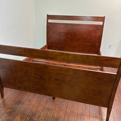 Mid-Century Style Queen Size Bed