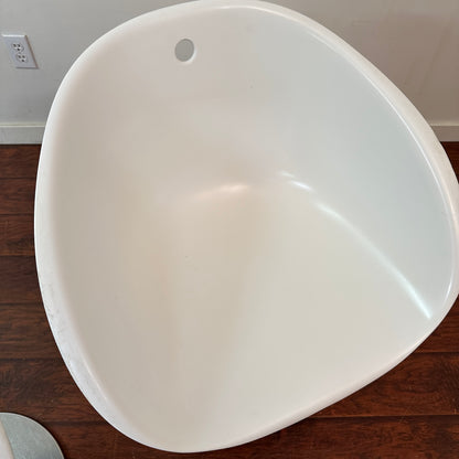 Italian Mid-Century Pedrali White Swivel Chair (x3)