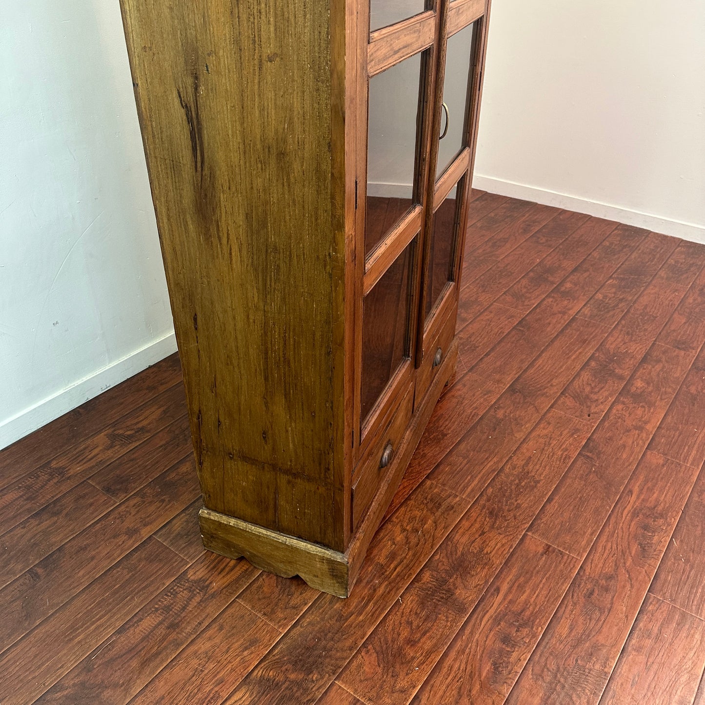 Green Teak Tile Cabinet