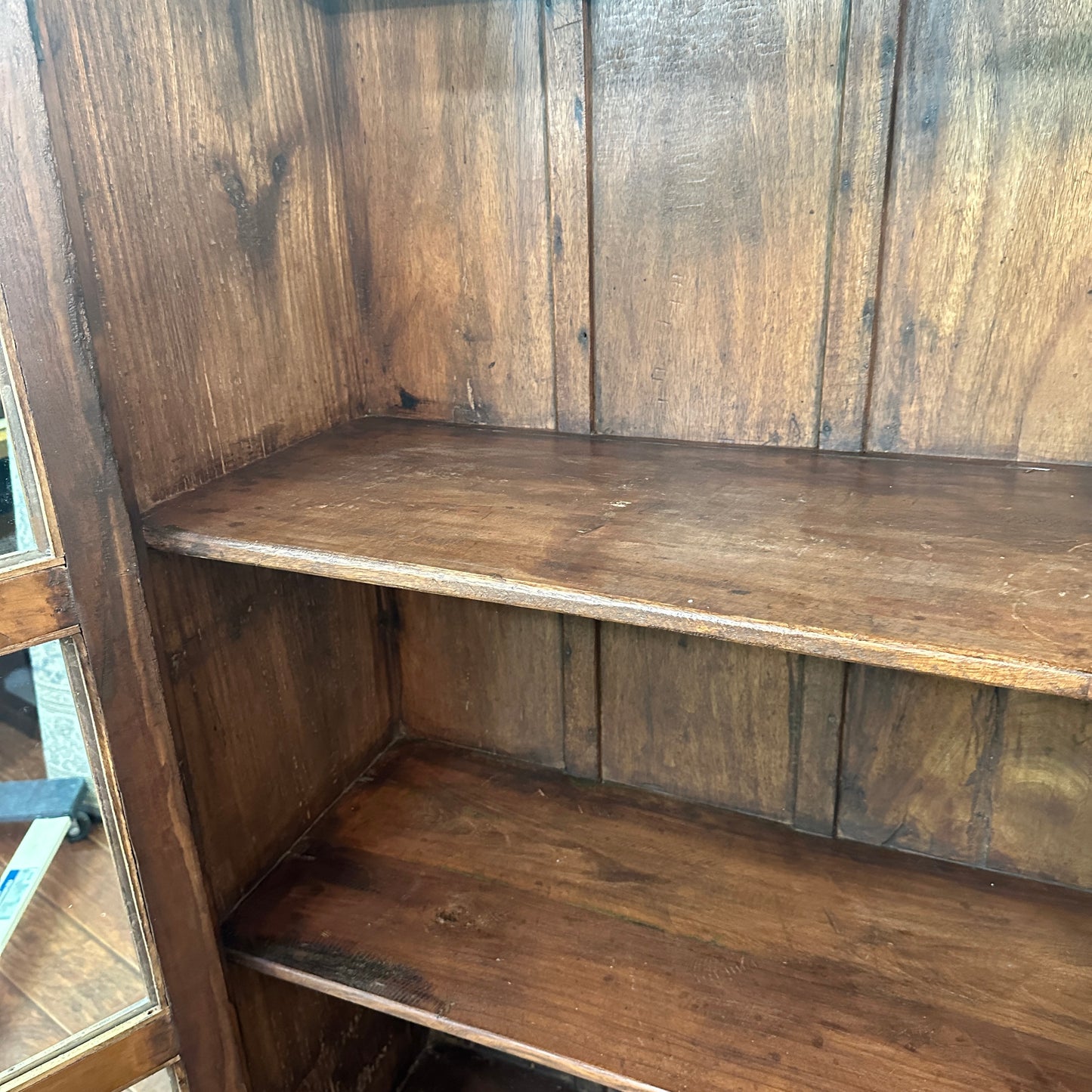 Green Teak Tile Cabinet