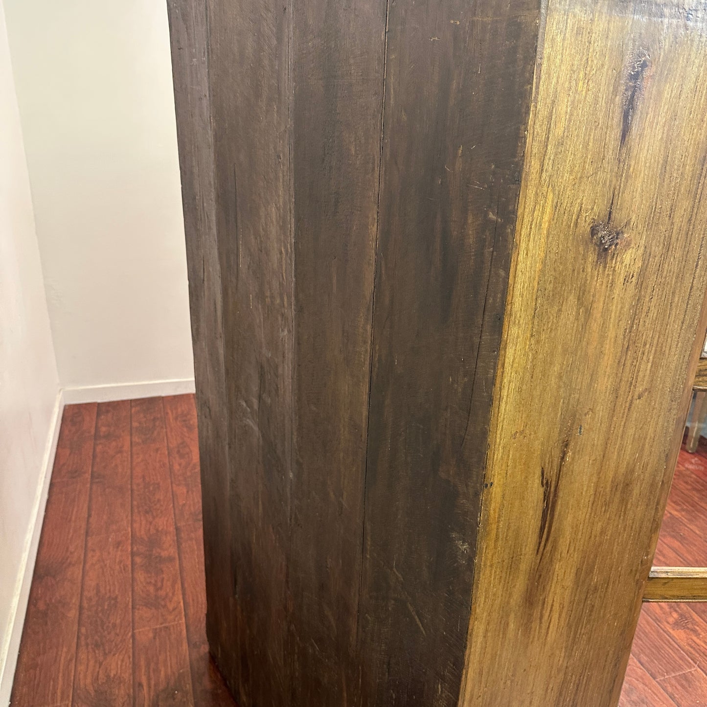Green Teak Tile Cabinet