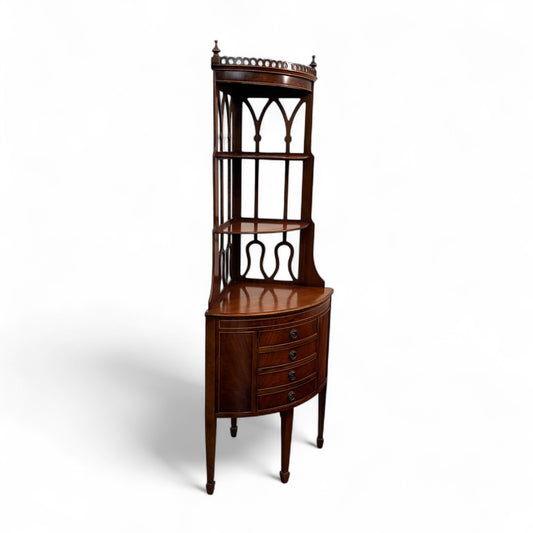 Deilcraft Antique Corner Display Cabinet