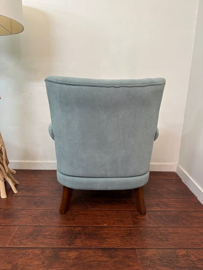 Alcott Hill Teal Accent Chairs (x2)