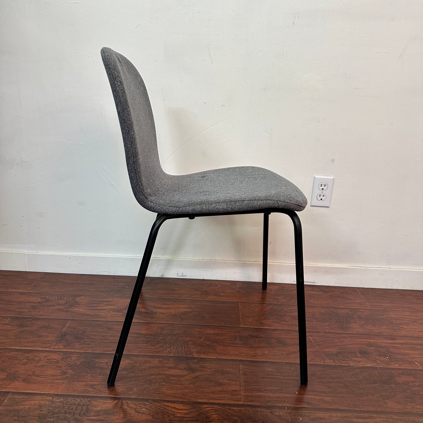 Stackable Grey Dining Chairs (x4)