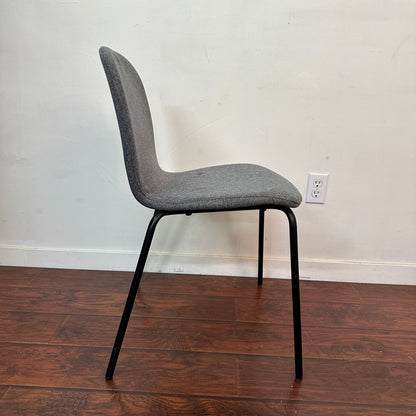 Stackable Grey Dining Chairs (x4)