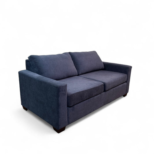 Blue Fabric Sofa Bed