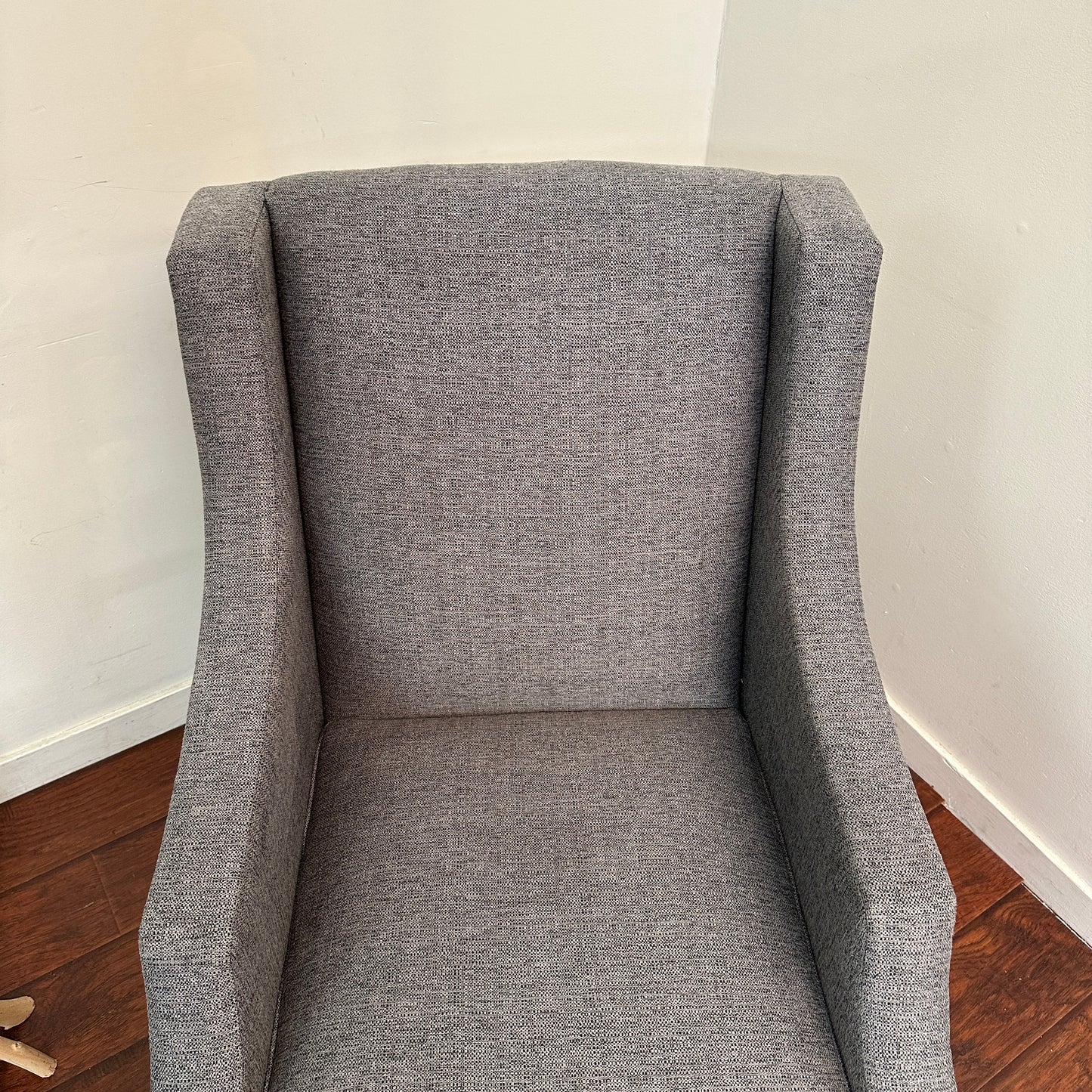 Modern Grey Accent Chairs (x2)