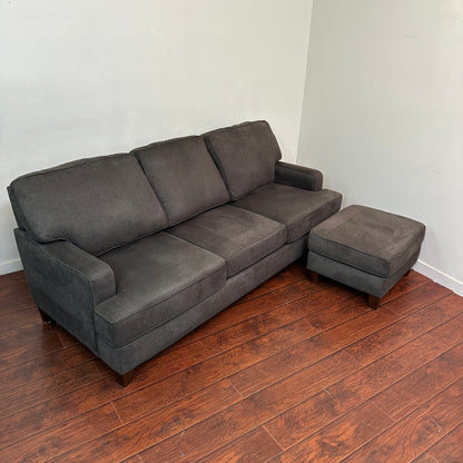 Modern Dark Grey Reversible Sectional