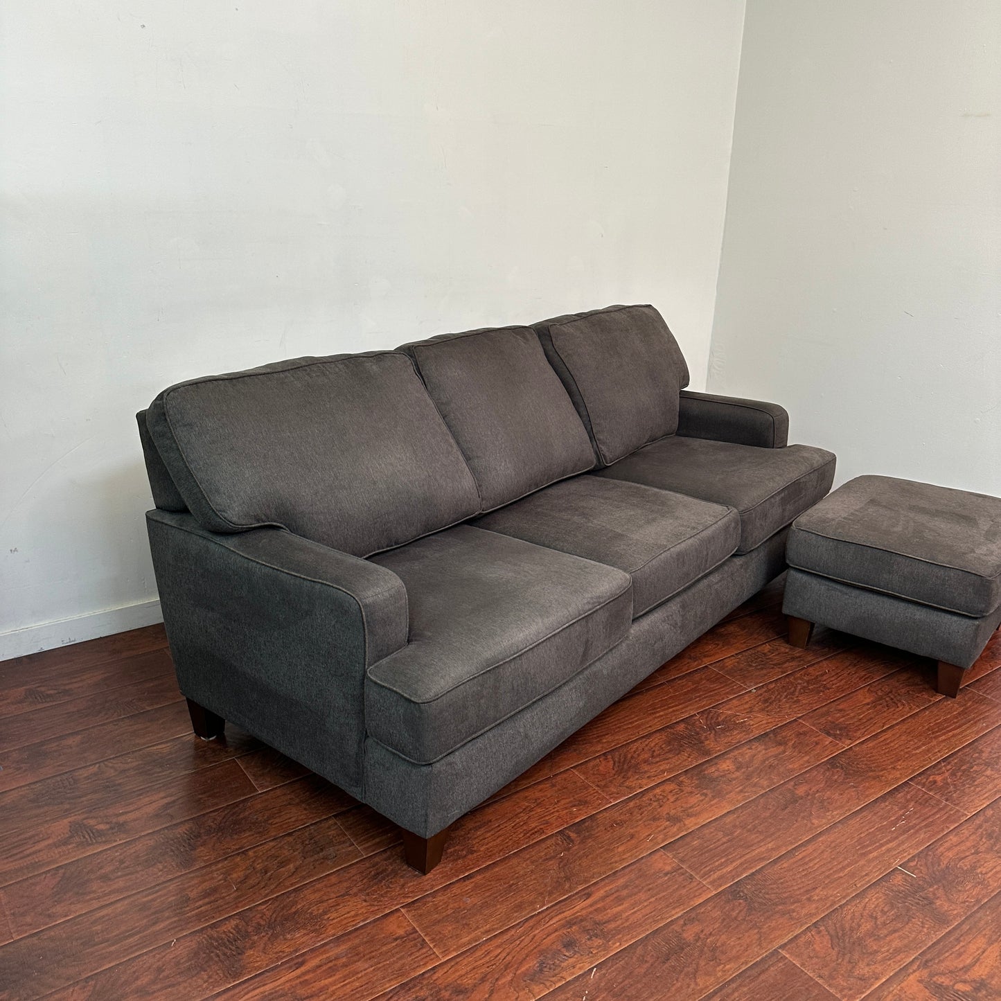 Modern Dark Grey Reversible Sectional