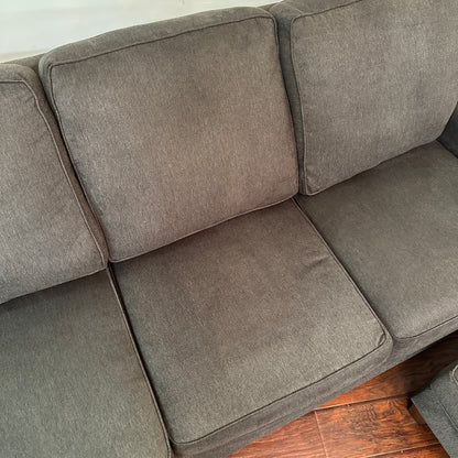 Modern Dark Grey Reversible Sectional