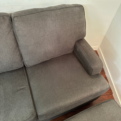 Modern Dark Grey Reversible Sectional