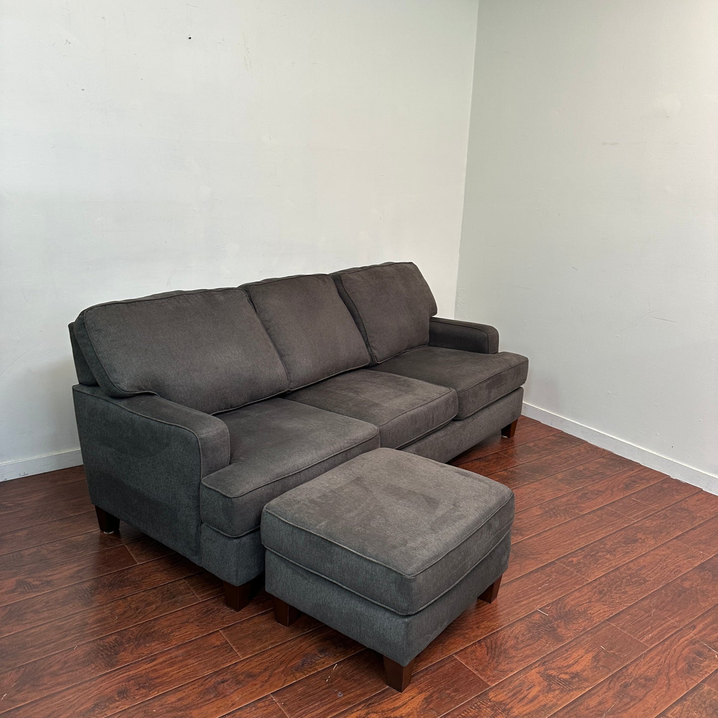 Modern Dark Grey Reversible Sectional