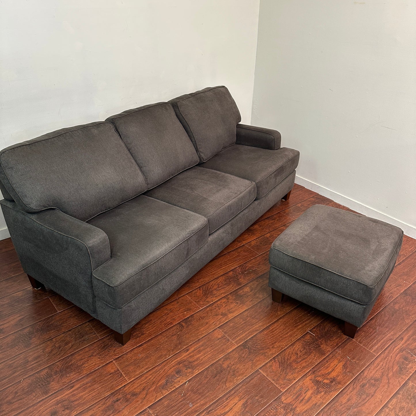 Modern Dark Grey Reversible Sectional