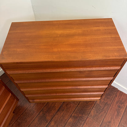 Scandinavian Mid-Century Teak Dresser Set